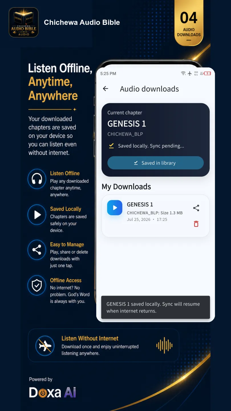 Chichewa Audio Bible screenshot 4