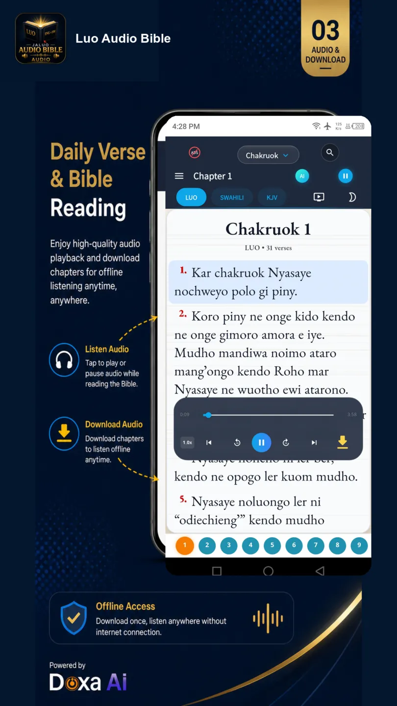 Luo Audio Bible screenshot 3